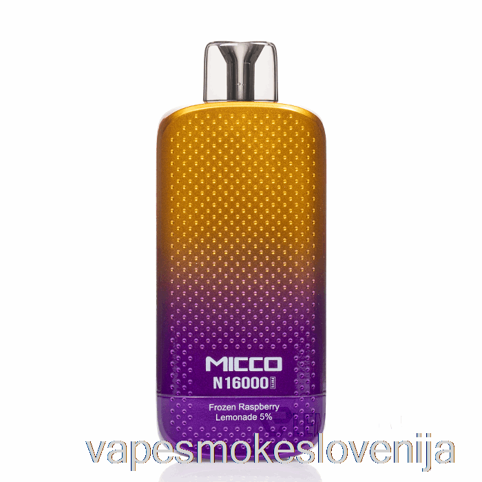 Vape Slovenija Horizontech Micco N16000 Za Enkratno Uporabo Zamrznjena Malinova Limonada